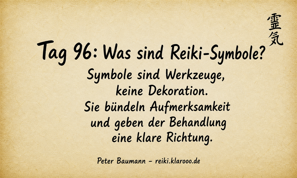 Tageskarte: Was sind Reiki-Symbole?