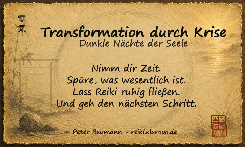 Tageskarte: Transformation durch Krise