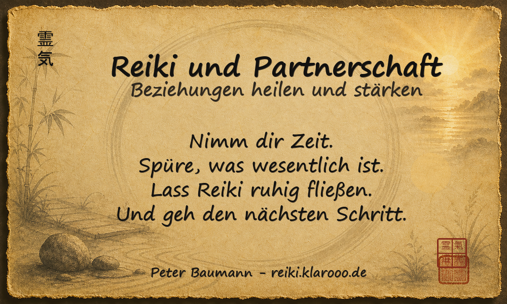 Tageskarte: Reiki und Partnerschaft
