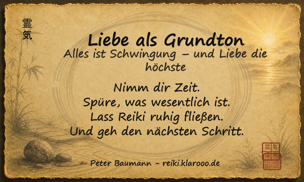 Tageskarte: Liebe als Grundton
